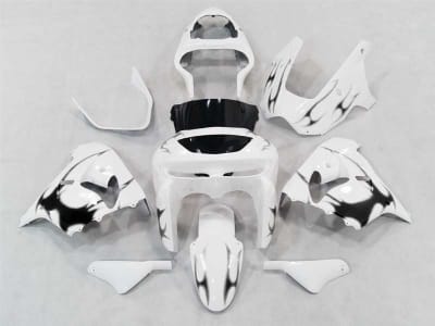 Motorcycle Fairings Kit - 1998-1999 Kawasaki ZX9R Black Tribal Fairings | NK99899-4