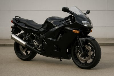 Motorcycle Fairings Kit - Gloss Black 1998-1999 Kawasaki ZX9R Motorcycle Fairings | NK99899-7