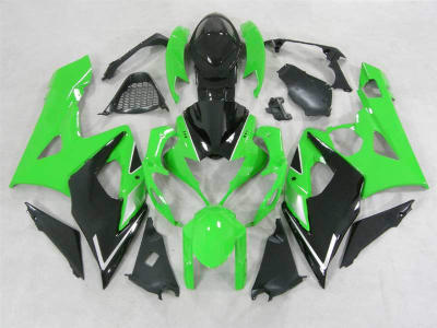 Motorcycle Fairings Kit - 2005-2006 Suzuki GSXR 1000 Neon Green Fairings | NS10506-10