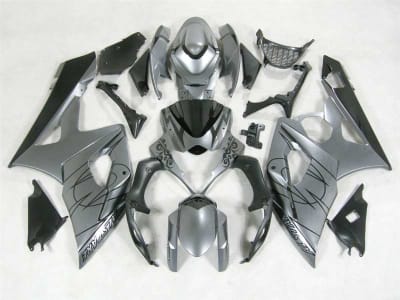 Motorcycle Fairings Kit - 2005-2006 Suzuki GSXR 1000 Dark Silver Fairings | NS10506-25