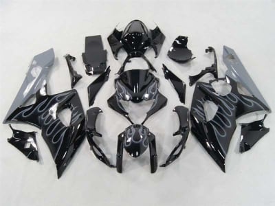 Motorcycle Fairings Kit - 2005-2006 Suzuki GSXR 1000 Silver Fire Fairings | NS10506-39