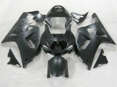 Motorcycle Fairings Kit - 2000-2003 Suzuki GSXR 600 750 Matte Black Fairings | NS60003-16