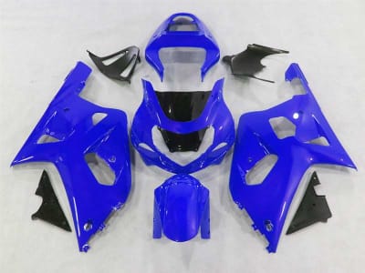 Motorcycle Fairings Kit - Solid Blue 2000-2003 Suzuki GSXR 600 750 Motorcycle Fairings | NS60003-2