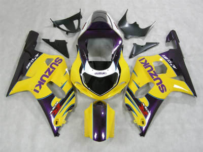 Motorcycle Fairings Kit - 2000-2003 Suzuki GSXR 600 750 Yellow OEM Style Fairings | NS60003-22