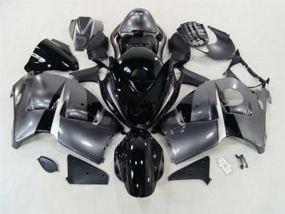 Motorcycle Fairings Kit - Charcoal Silver 1999-2007 Suzuki GSXR 1300 Hayabusa Motorcycle Fairings | NSH9907-107