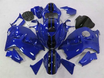 Motorcycle Fairings Kit - Dark Blue Race 1999-2007 Suzuki GSXR 1300 Hayabusa Motorcycle Fairings | NSH9907-109