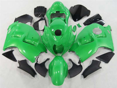 Motorcycle Fairings Kit - 1999-2007 Suzuki GSXR 1300 Hayabusa Bright Green Fairings | NSH9907-43