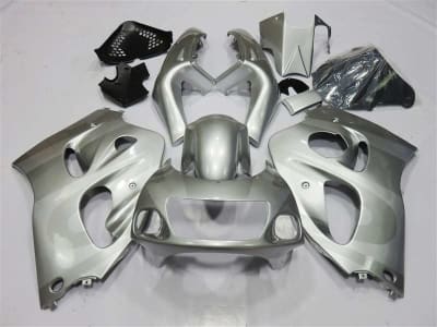 Motorcycle Fairings Kit - 1996-2000 Suzuki GSXR 600 750 SRAD Silver Fairings | NSS9600-30