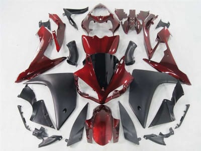 Motorcycle Fairings Kit - Metallic Maroon 2007-2008 Yamaha YZF R1 Motorcycle Fairings | NY10708-7