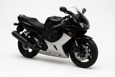 Motorcycle Fairings Kit - Yamaha YZF 1000 Thunderace Silver/Black Fairings | NY19603-4