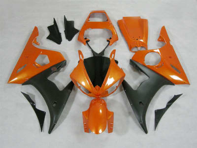 Motorcycle Fairings Kit - Metallic Orange Yamaha 2003-2005 YZF R6 and 2006-2009 R6S Motorcycle Fairings | NY60305-14