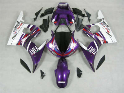Motorcycle Fairings Kit - FIAT Yamaha 2003-2005 YZF R6 and 2006-2009 R6S Motorcycle Fairings | NY60305-18