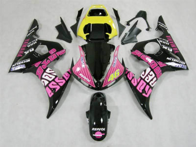 Motorcycle Fairings Kit - Yamaha 2003-2005 YZF R6 and 2006-2009 R6S Repsol Motorcycle Fairings | NY60305-30