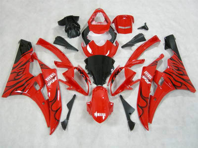 Motorcycle Fairings Kit - 2006-2007 Yamaha YZF R6 Motorcycle Fairings | NY60607-10