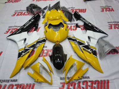 Motorcycle Fairings Kit - 2006-2007 Yamaha YZF R6 Yellow OEM Style Fairings | NY60607-25