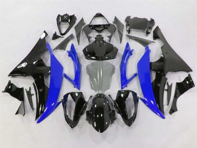 Motorcycle Fairings Kit - Yamaha YZF-R6 2008-2016 Black/Blue Fairing Kit | NY60816-24