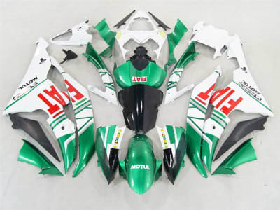 Motorcycle Fairings Kit - Green FIAT Yamaha YZF-R6 2008-2016 Fairing Kit | NY60816-26