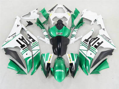 Motorcycle Fairings Kit - Green FIAT Yamaha YZF-R6 2008-2016 Fairing Kit | NY60816-27