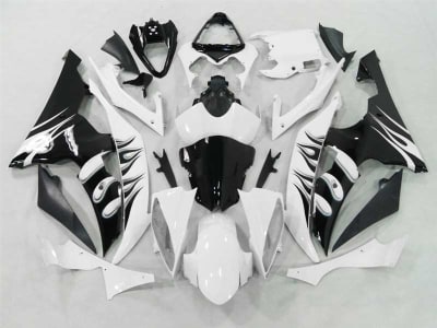 Motorcycle Fairings Kit - Flaming White Yamaha YZF-R6 2008-2016 Fairing Kit | NY60816-30