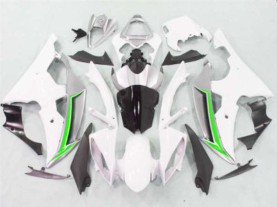Motorcycle Fairings Kit - White/Green Yamaha YZF-R6 2008-2016 Fairing Kit | NY60816-32