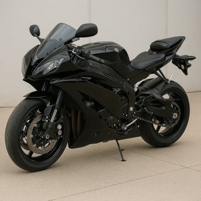 Motorcycle Fairings Kit - Glossy Black Yamaha YZF-R6 2008-2016 Fairing Kit | NY60816-36