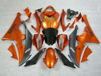 Motorcycle Fairings Kit - Yamaha YZF-R6 2008-2016 Sunburst Orange Fairing Kit | NY60816-5