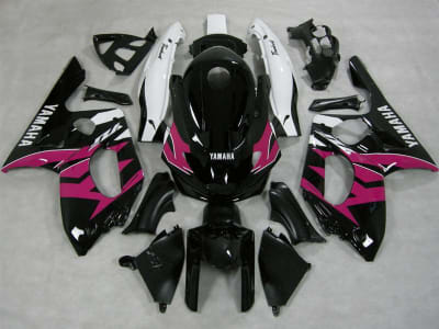 Motorcycle Fairings Kit - 1997-2007 Yamaha YZF 600R Pink Black Fairings | NY69707-13