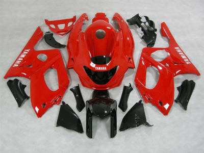 Motorcycle Fairings Kit - Solid Red 1997-2007 Yamaha YZF 600R Motorcycle Fairings | NY69707-25