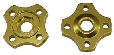 Preload Adjusters (2 pack), Anodized Gold Aluminum (Product code: PAD201G)