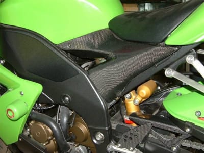 Kawasaki ZX10R (2004-2005) Side Panels (pair) - REAL CARBON FIBER
