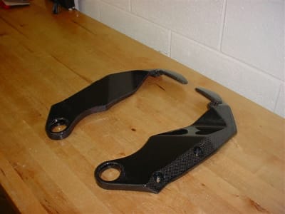 Kawasaki Z750S / Z750 (04-06) Lower Side Panels (pair) 100% Carbon Fiber