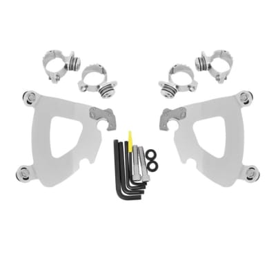 Memphis Shades Gauntlet Fairings Trigger-Lock Mounting Kits For Harley Davidson, Polished