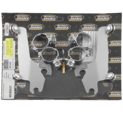 Memphis Shades Sportshield Trigger-Lock For Harley Davidson - Mount Kit - Polished