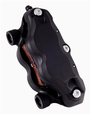 Kawasaki Z1000 2010-Present Forged Radial Mount Brake Caliper Black by Roaring Toyz