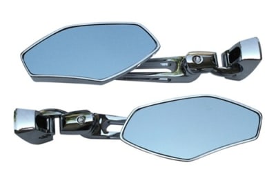 Chrome Sportbike Mirrors