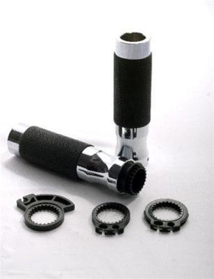 Chrome Handlebar Grips