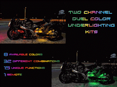 Dual-Color, 2-Zone Xtreme-SBL 6 Strip Starter Accent Kit