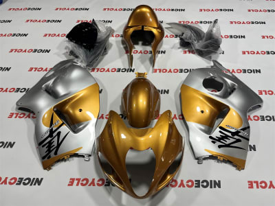 Copper/Silver Motorcycle Fairings Kit for 1999-2007 Suzuki GSXR 1300 Hayabusa – Durable Replacement Bodywork