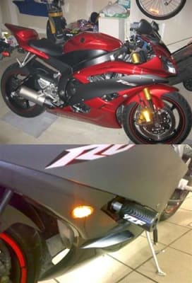 SBL Yamaha YZF-R6S Front Flush Mount LED Turn Signals