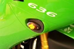 SBL Kawasaki ZX6R 4-LED Turn Signal Pods, '98-'06