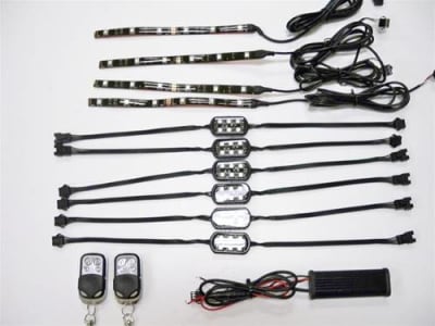 10 pc Color-Changing Xtreme-SBL LED Accent Kit