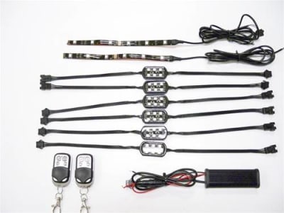 SBL 8 pc COLOR CHANGING LED UNDERLIGHTING  KIT