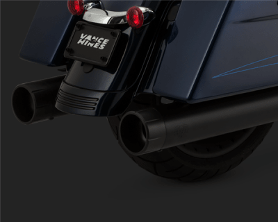 Harley Touring Oversized 450 Black Raider Exhaust