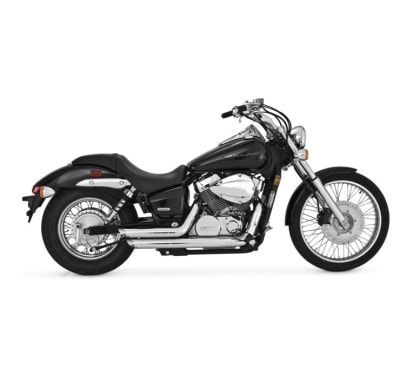 Vance & Hines Shortshots Staggered for Honda VT750 Chrome Finish