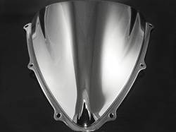 SBL Suzuki GSX-R600 2006-2007 Double Bubble Chrome Windscreen