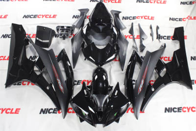 Yamaha YZF R6 2006-2007 Black/Grey Fairings