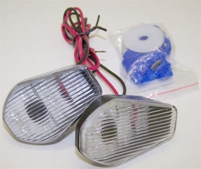 Suzuki GSXR 600/750 (2004-2005); GSXR 1000 (2003-2004) Flush Mount Turn Signals (Product Code: YNSK-TS02)