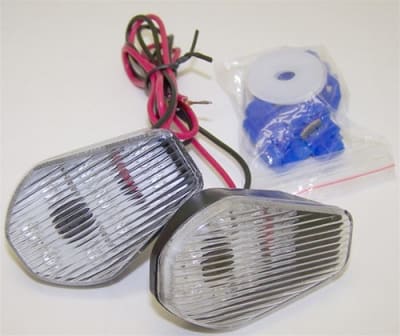 Suzuki GSXR 600 (2001-2003); GSXR 750 (2000-2003); GSXR 1000 (2001-2002) Flush Mount Turn Signals (Product Code: YNSK-TS03)