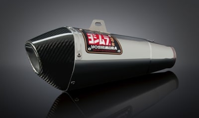 Yamaha R6 2006-Present Yoshimura Polished w/ Carbon Tip R-55 GP Style Slip On Exhaust