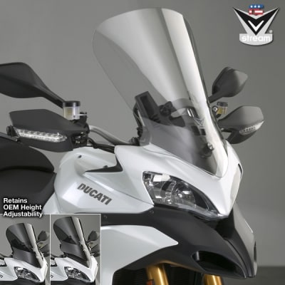 Ducati Multistrada 1200 / S 2010-2012 Windscreen Tall Touring V-Stream by National Cycle